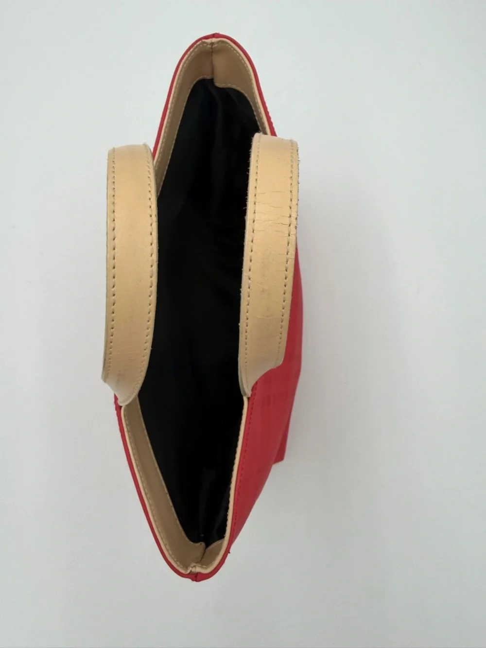 Vintage Burberry Nova Check Mini Tote Canvas Leather Handles Authenticated - Picture 7 of 15